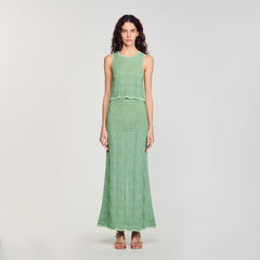 Decorative knit top Mint Sandro Women