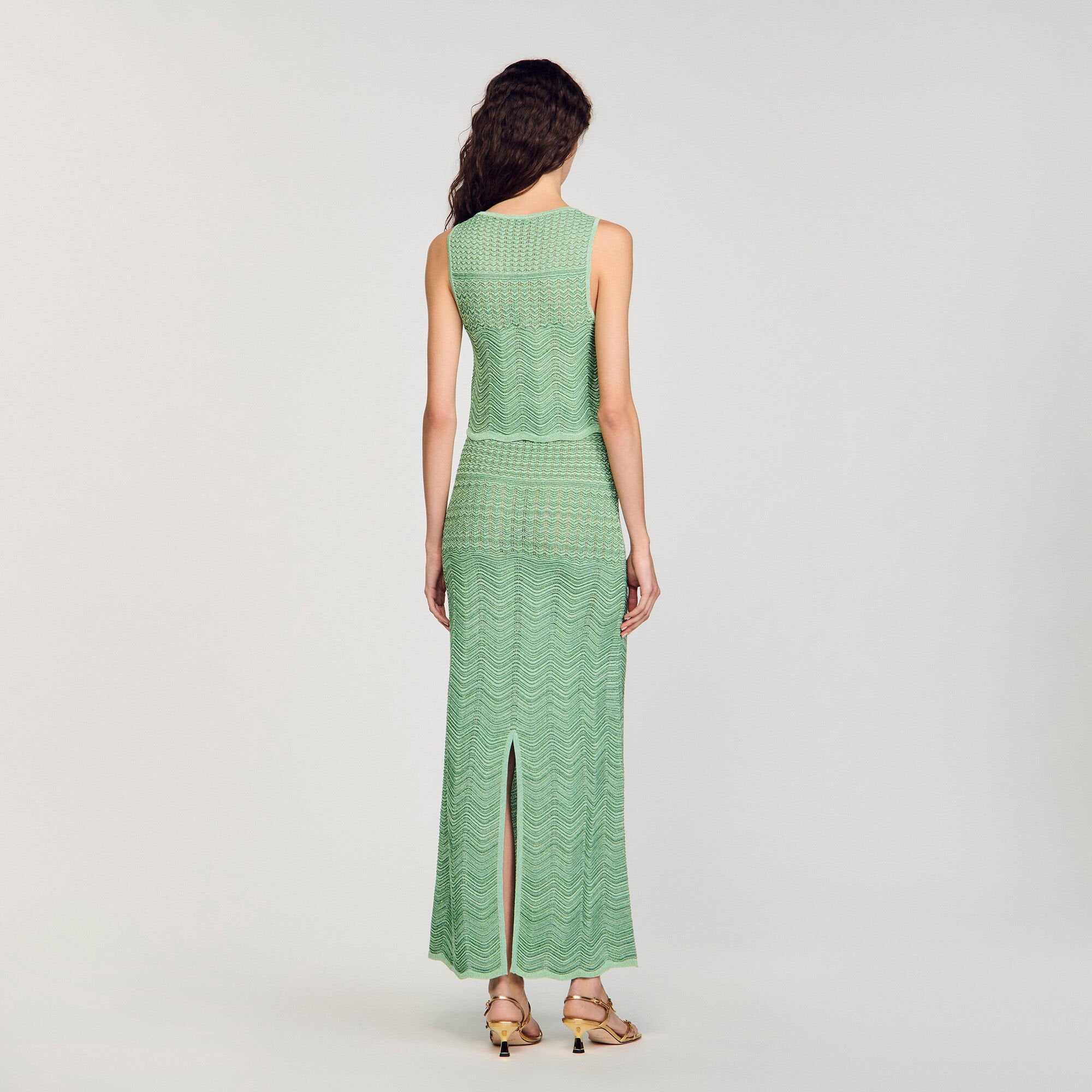 Decorative knit top Mint Sandro Women