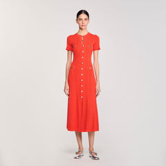 Knit maxi dress Poppy Sandro Women