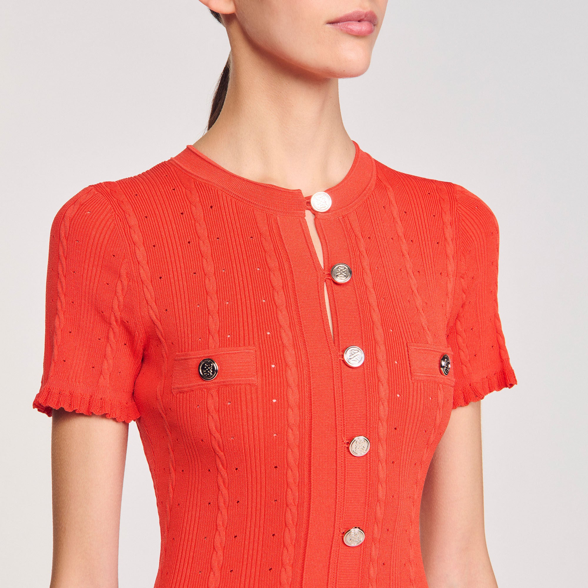 Knit maxi dress Poppy Sandro Women