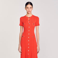 Knit maxi dress Poppy Sandro Women