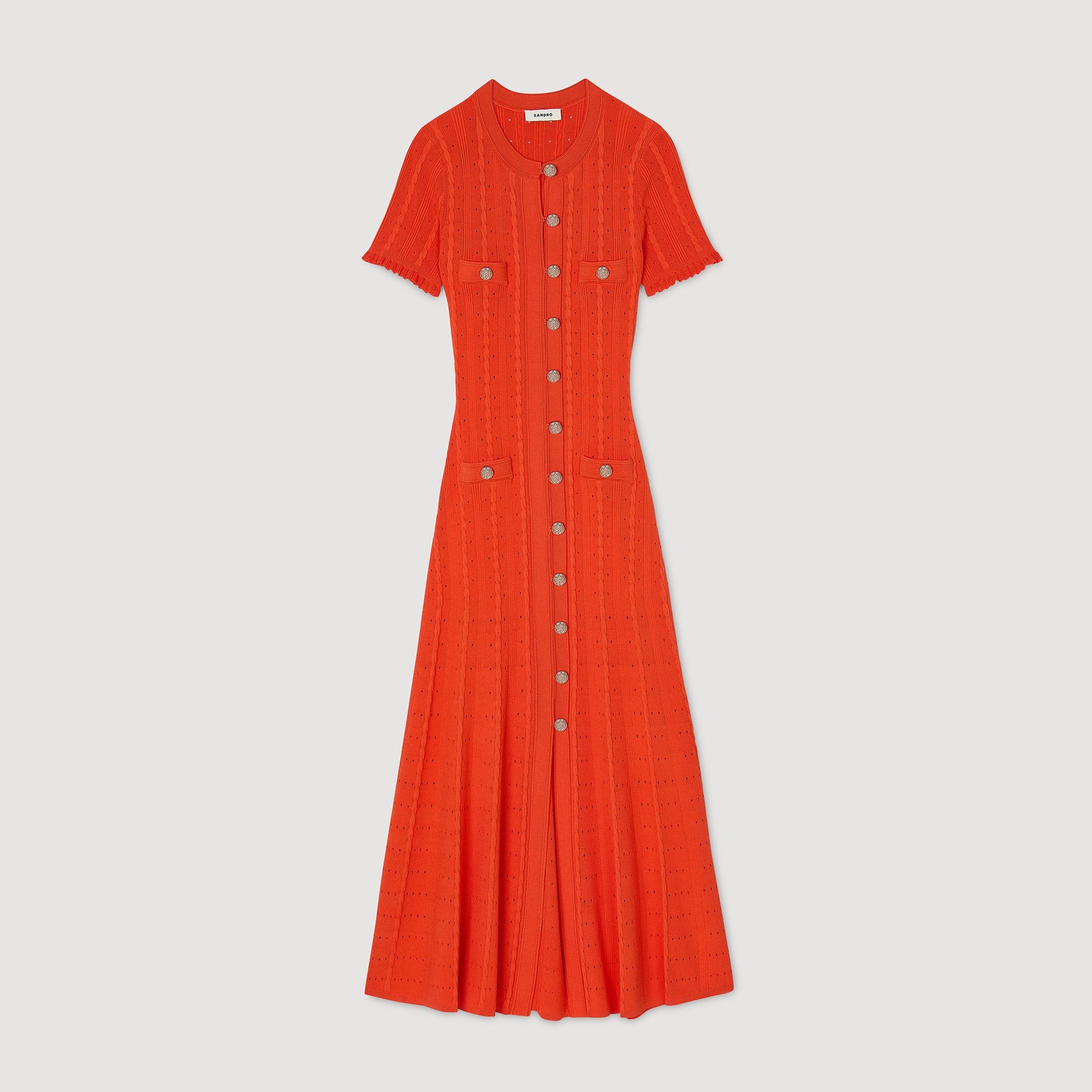 Knit maxi dress Poppy Sandro Women