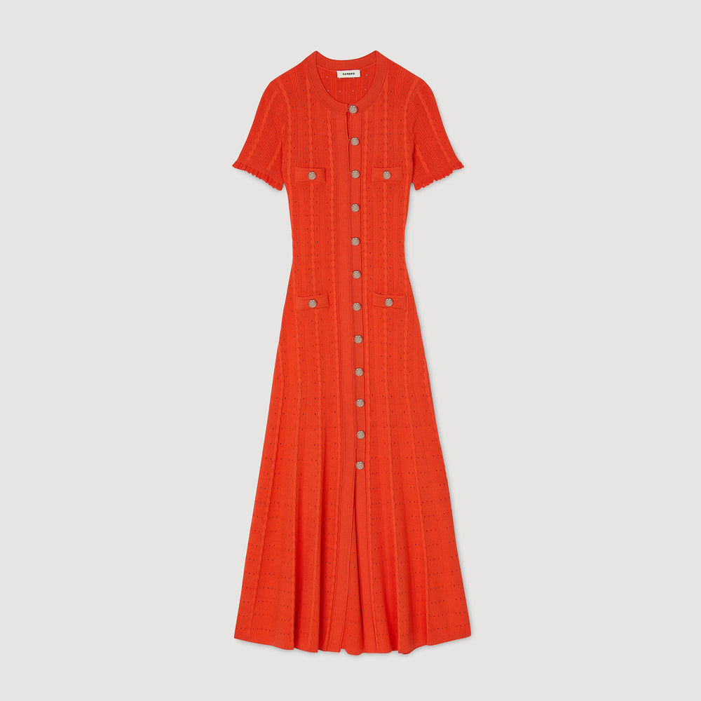 Knit maxi dress Poppy Sandro Women