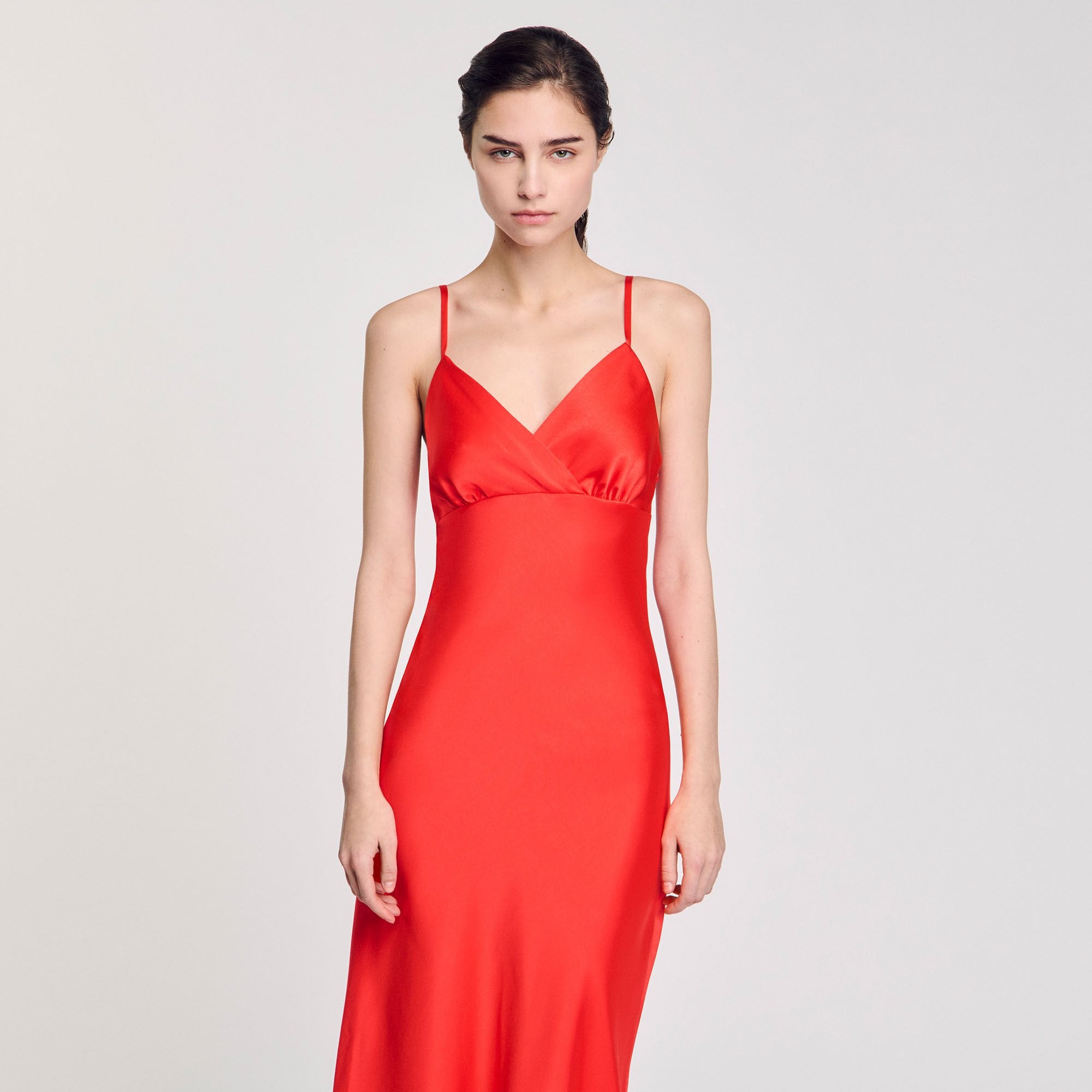 Flowy dress with straps Poppy Sandro Women