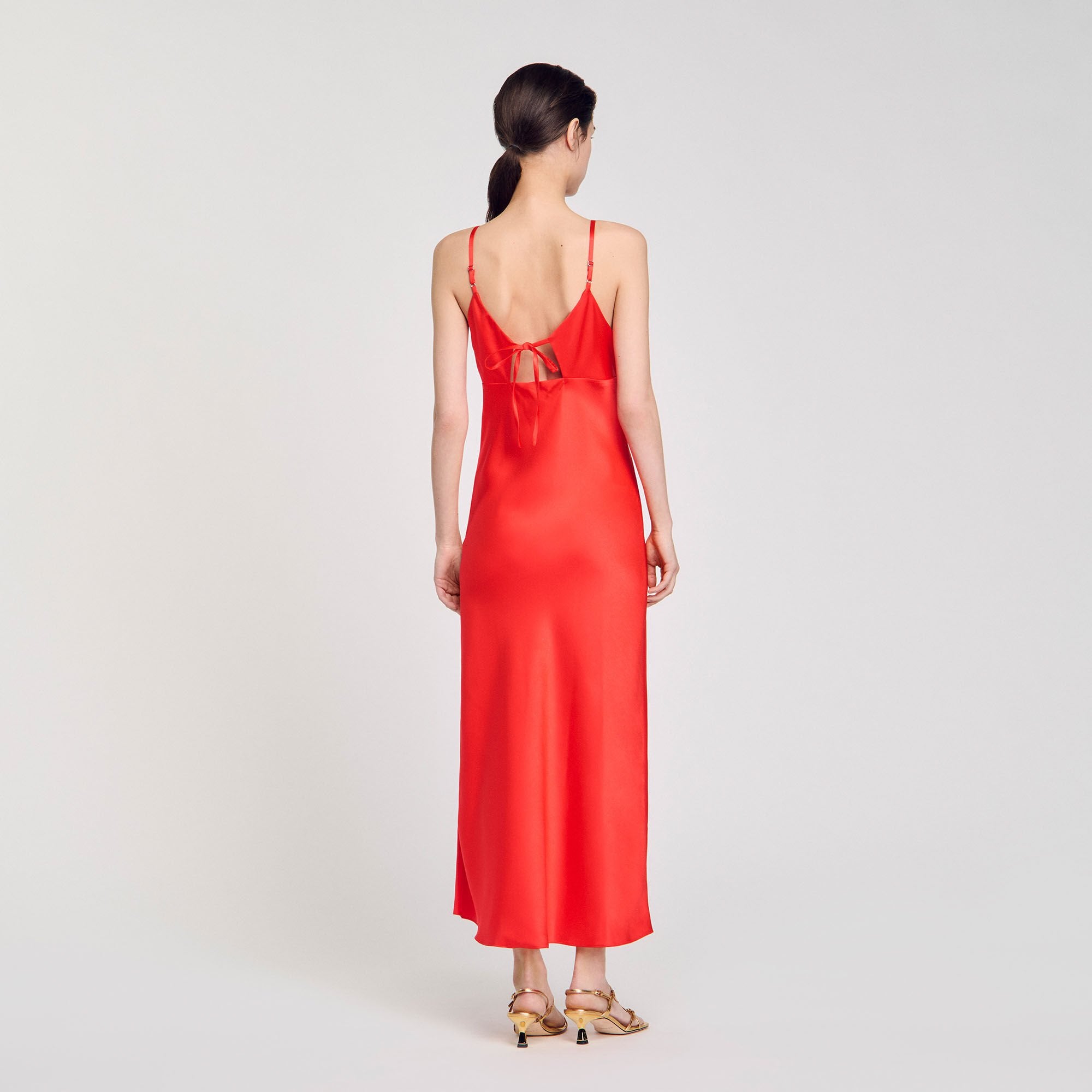 Flowy dress with straps Poppy Sandro Women