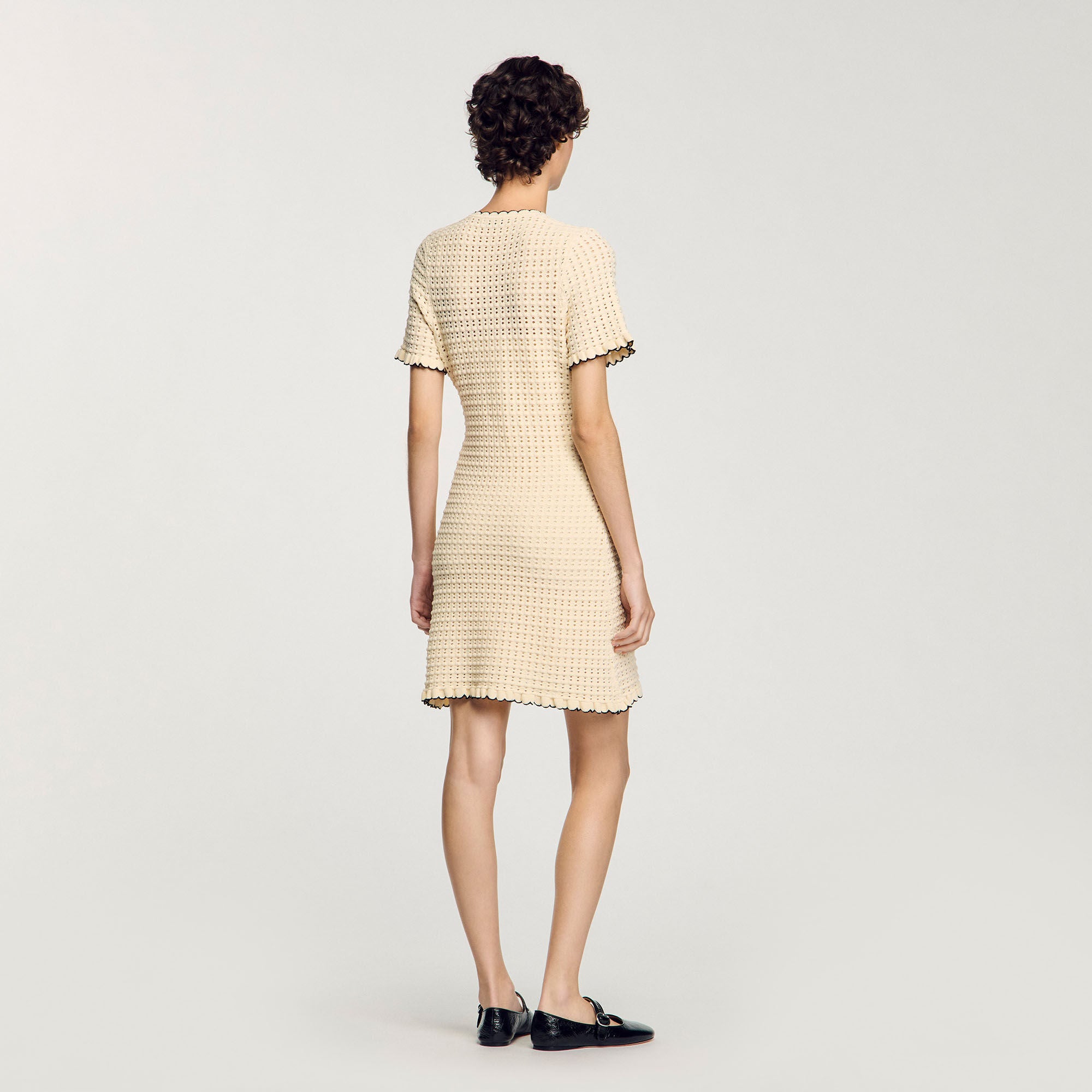 Mini knit dress Vanilla Sandro Women