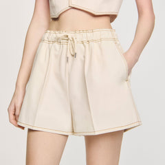 Carpenter shorts Sand Sandro Women