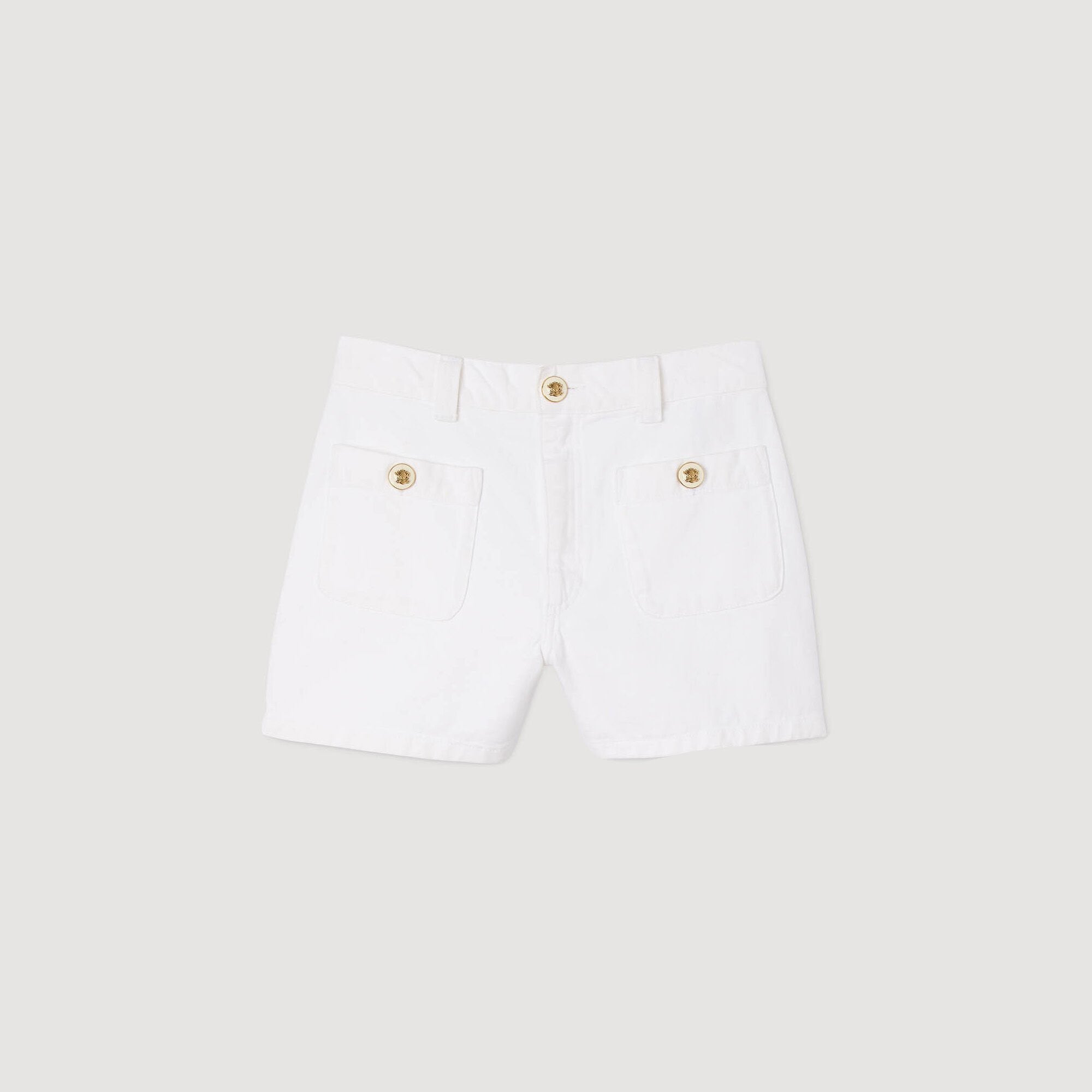 High waist denim shorts White Sandro Women