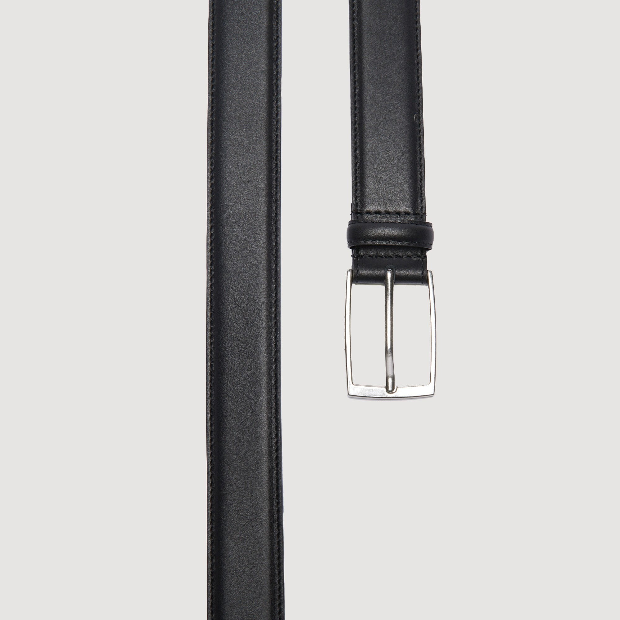 Smooth leather belt Black Sandro Men