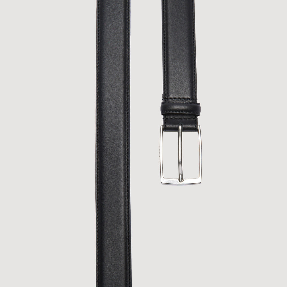 Smooth leather belt Black Sandro Men