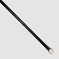 Vegetable-tanned leather belt Black Sandro Men
