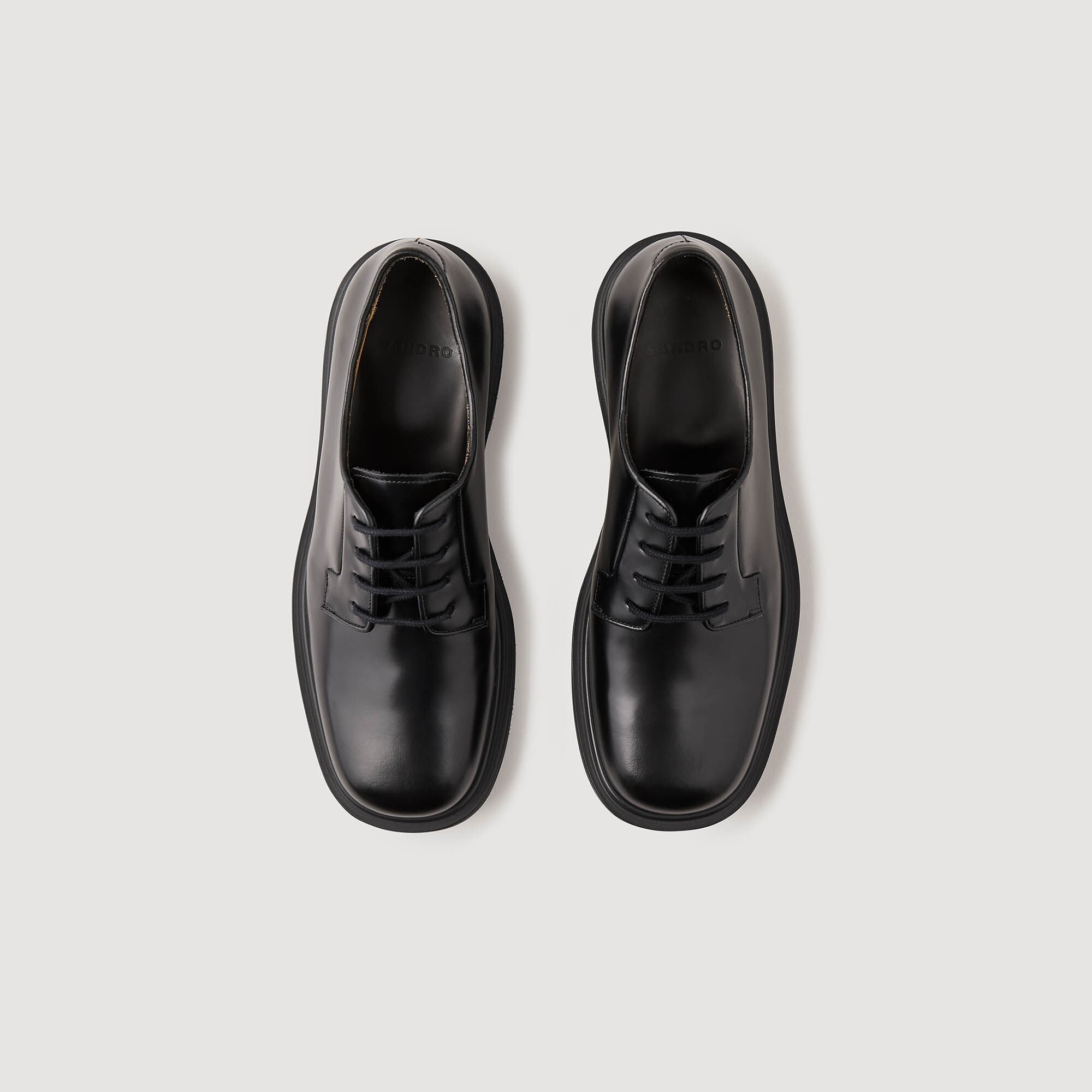 Patent leather dress shoes Black Sandro Men