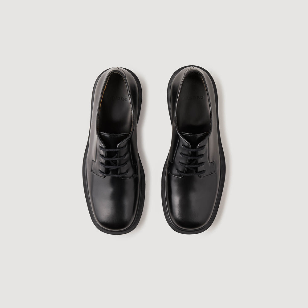 Patent leather dress shoes Black Sandro Men