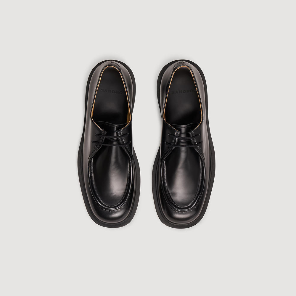 Patent leather dress shoes Black Sandro Men