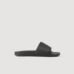 Sandals in reconstituted leather Black Sandro Men