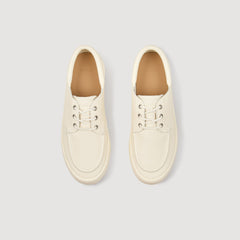 Leather boat shoes Off-White Sandro Men