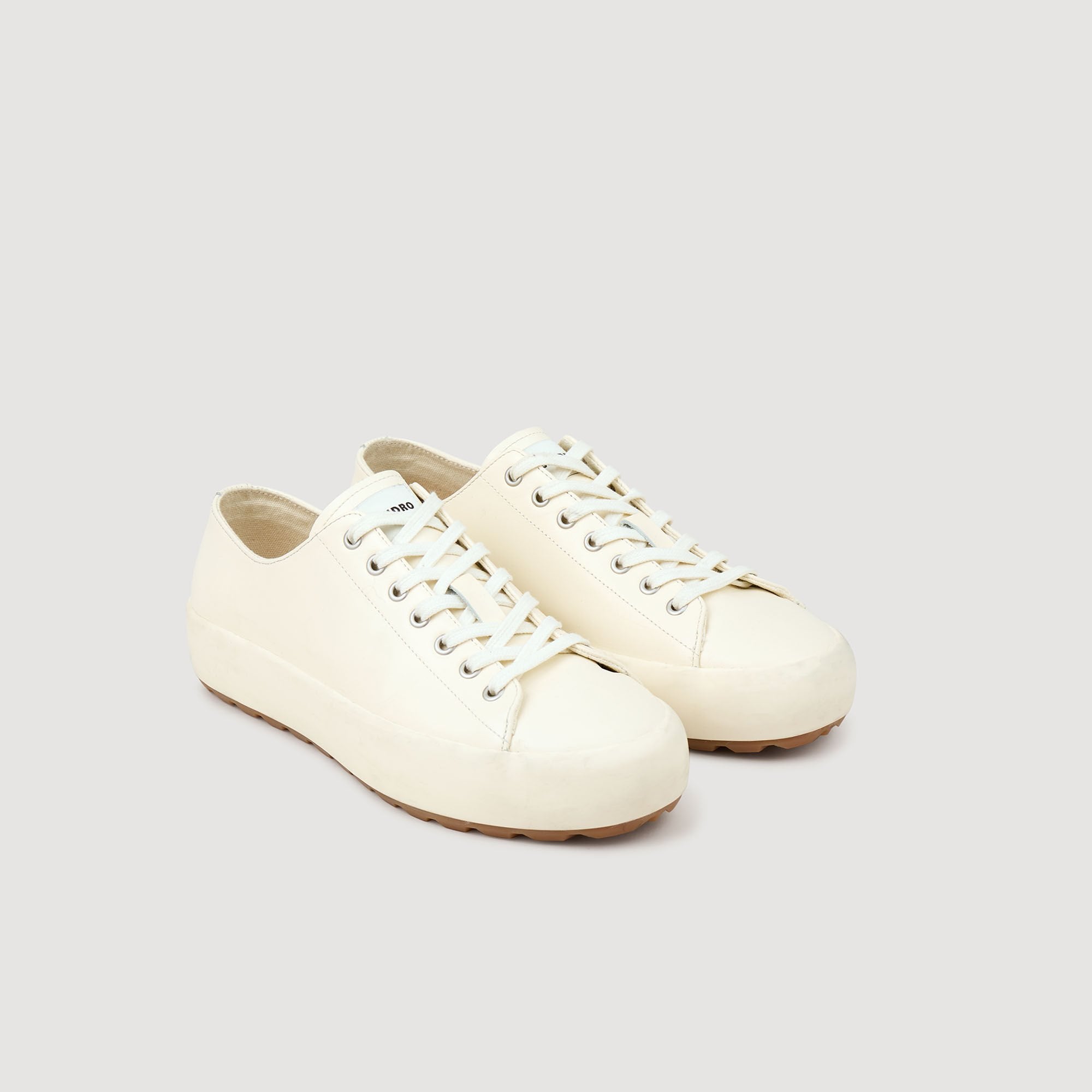 Low-top split leather trainers Off White Sandro Men