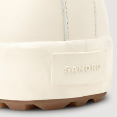 Low-top split leather trainers Off White Sandro Men