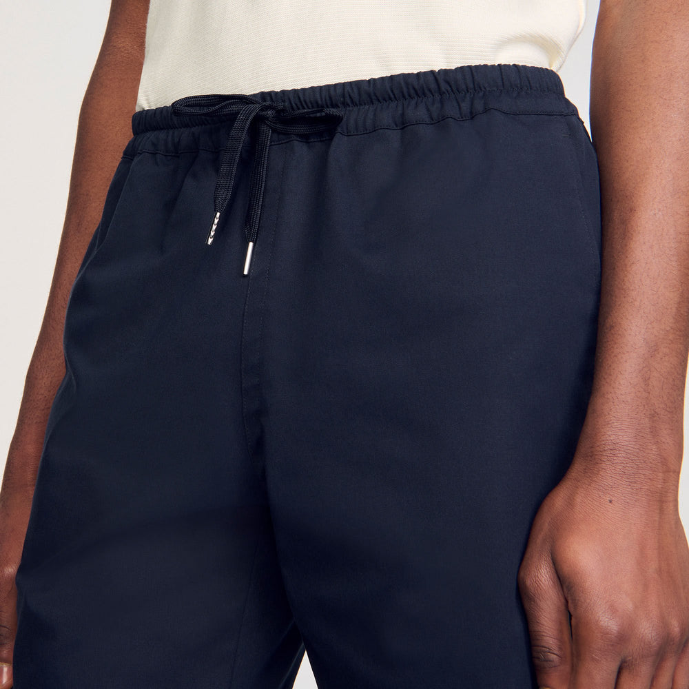 Cotton shorts Midnight Blue Sandro Men