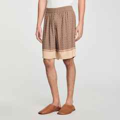 Patterned Flowy Bermuda shorts Hazel Sandro Men