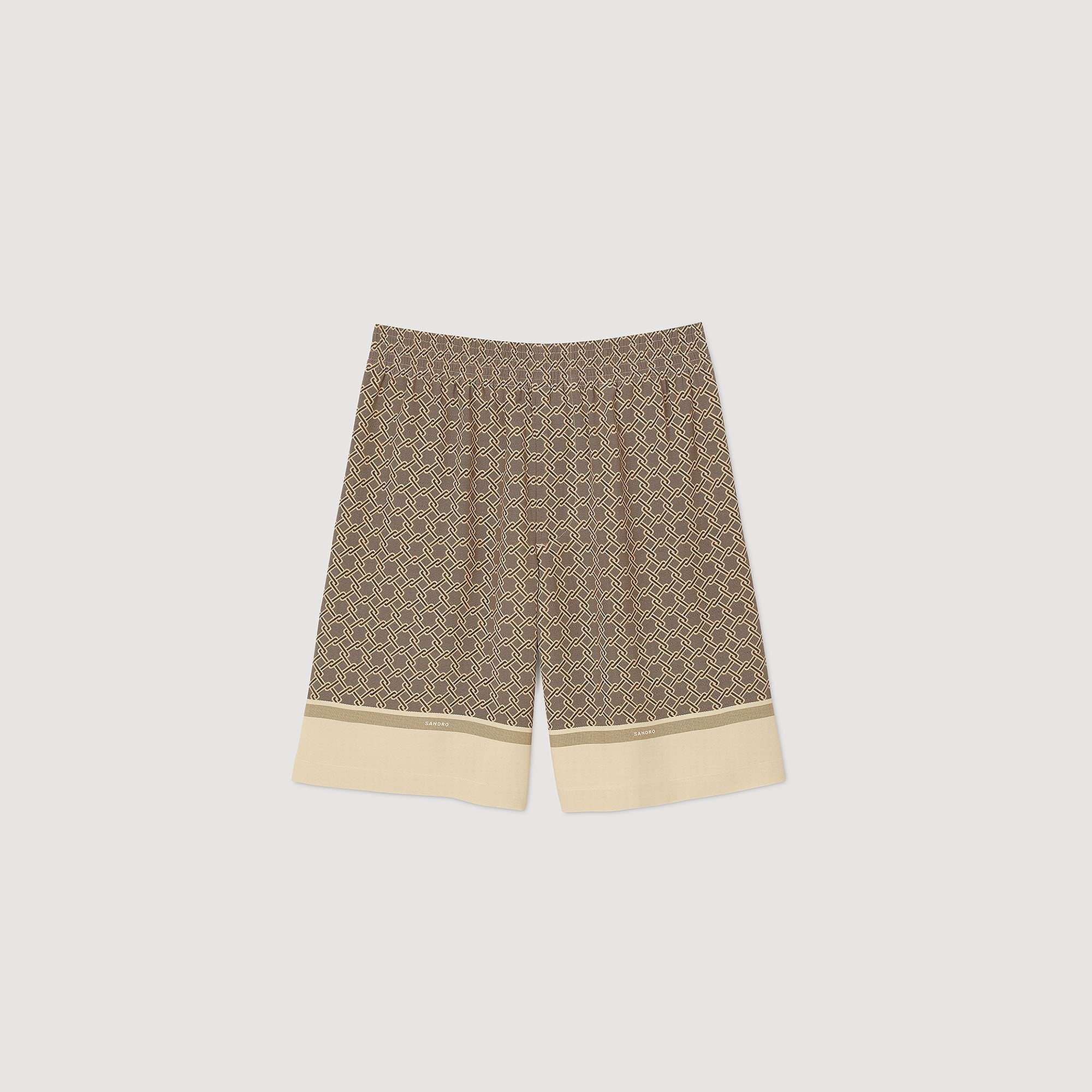 Patterned Flowy Bermuda shorts Hazel Sandro Men