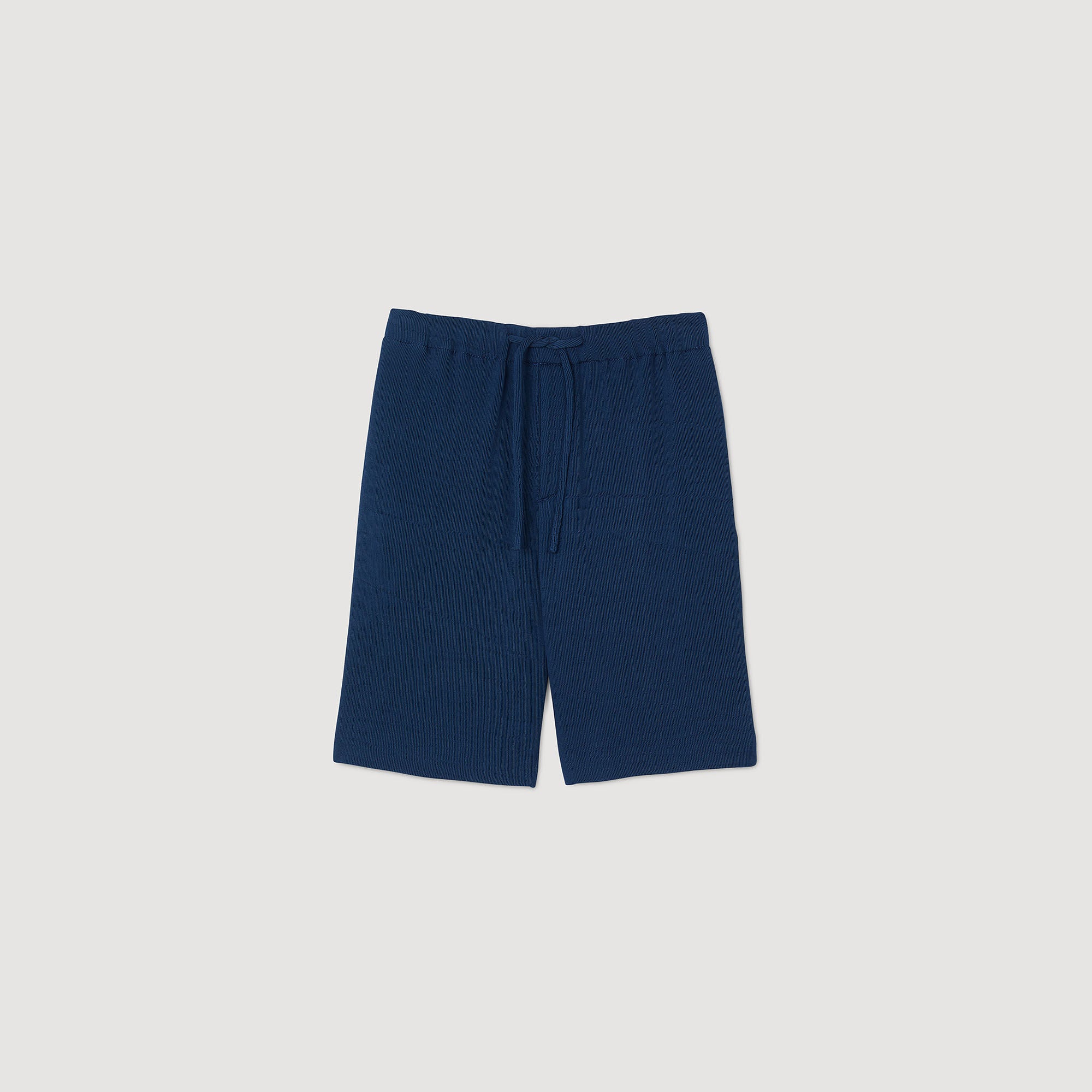Pleated Bermuda shorts Royal Blue Sandro Men
