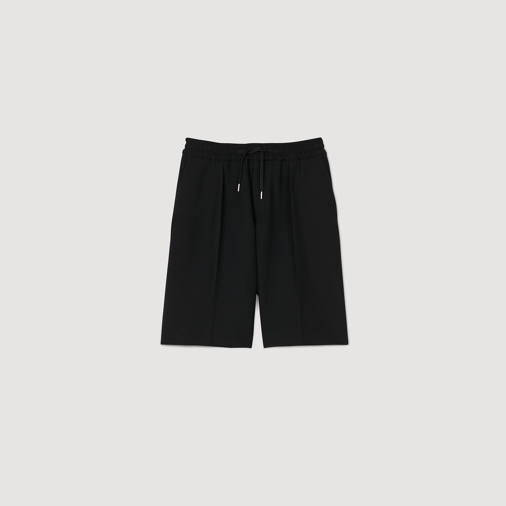 Jersey Bermuda shorts Black Sandro Men
