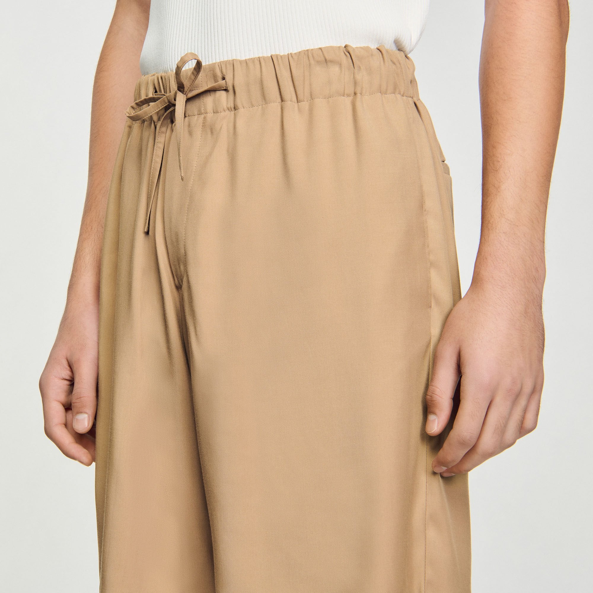 Flowy Bermuda shorts Nut Sandro Men