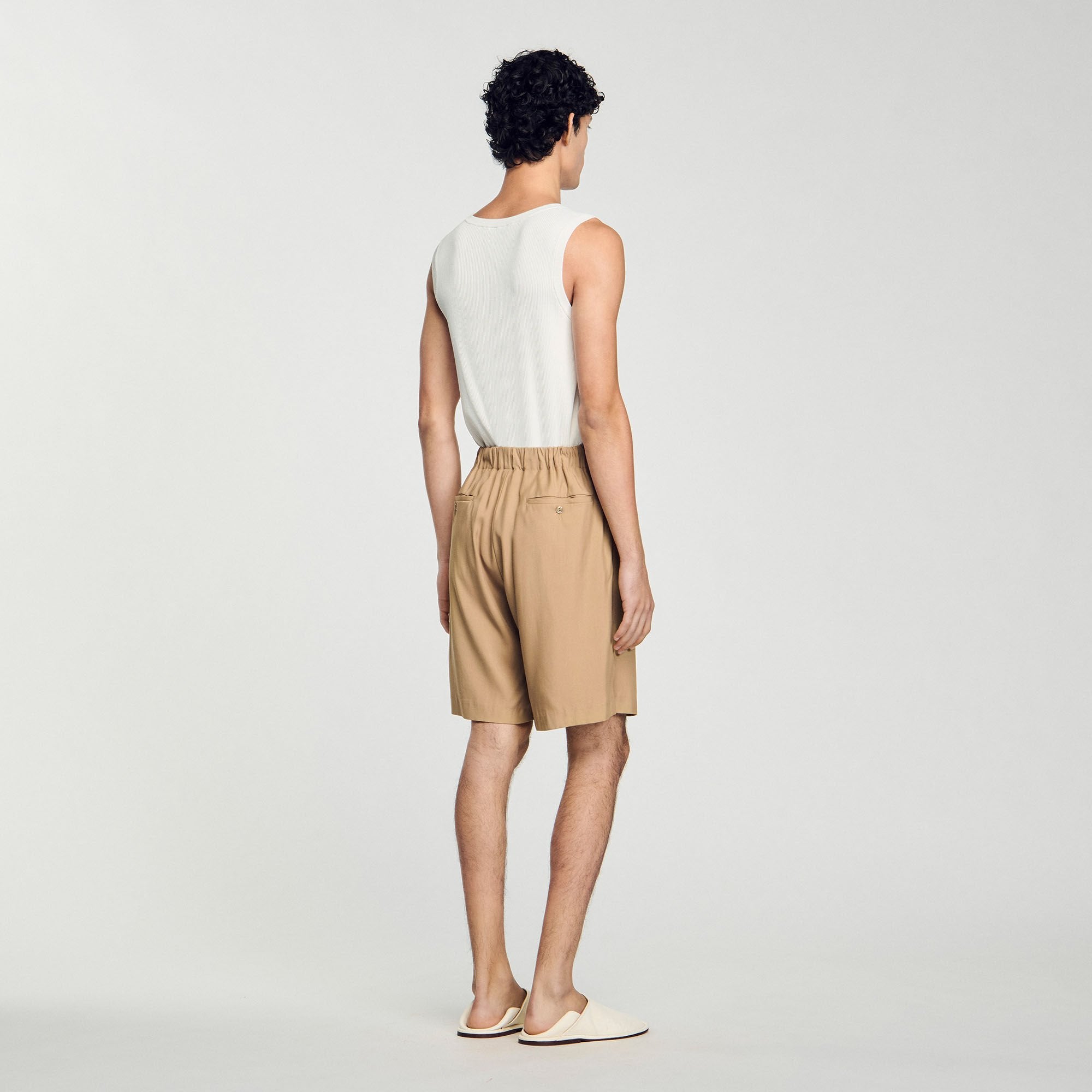 Flowy Bermuda shorts Nut Sandro Men