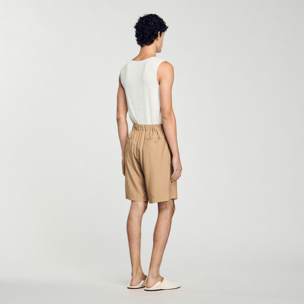 Flowy Bermuda shorts Nut Sandro Men