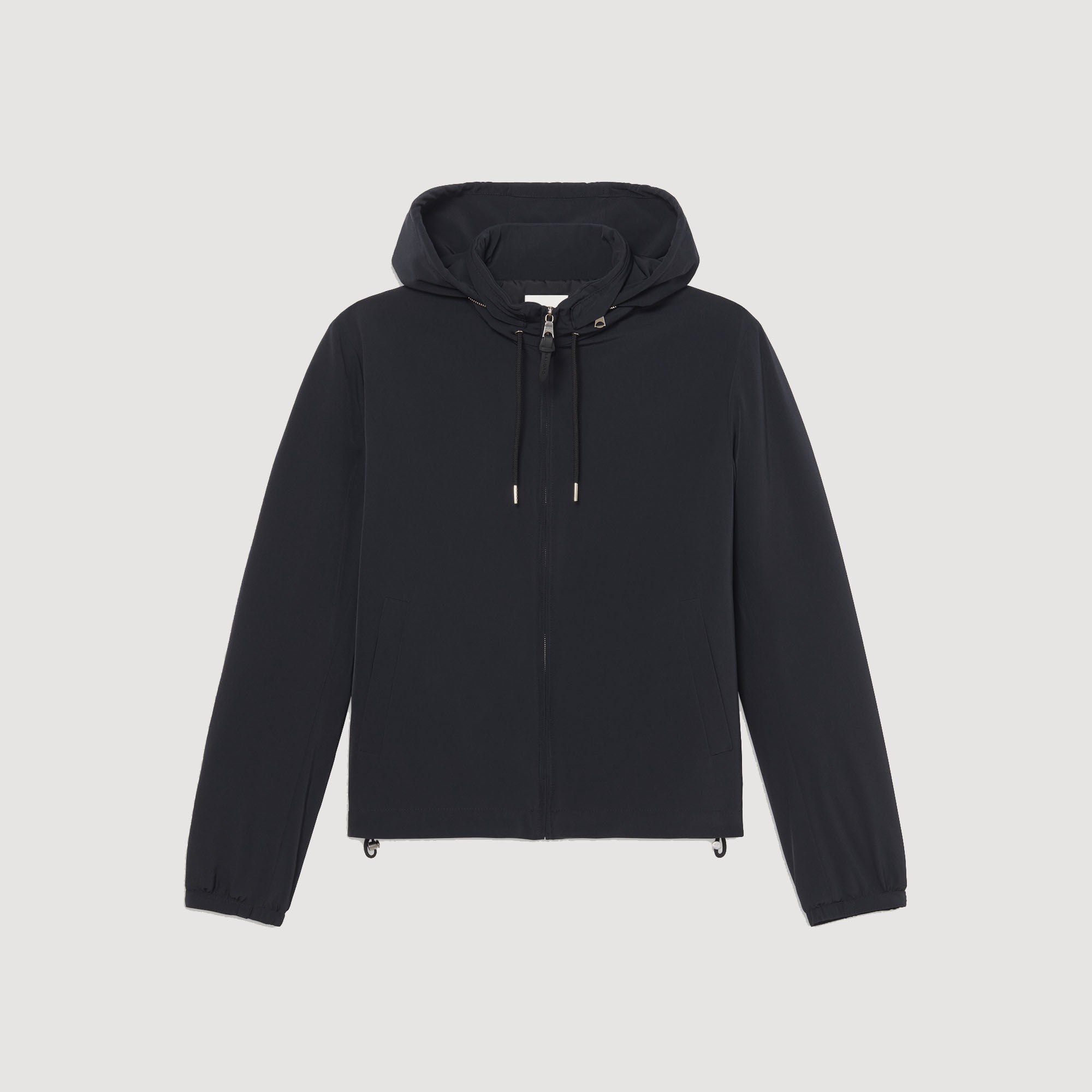 Technical fabric jacket Navy Blue Sandro Men