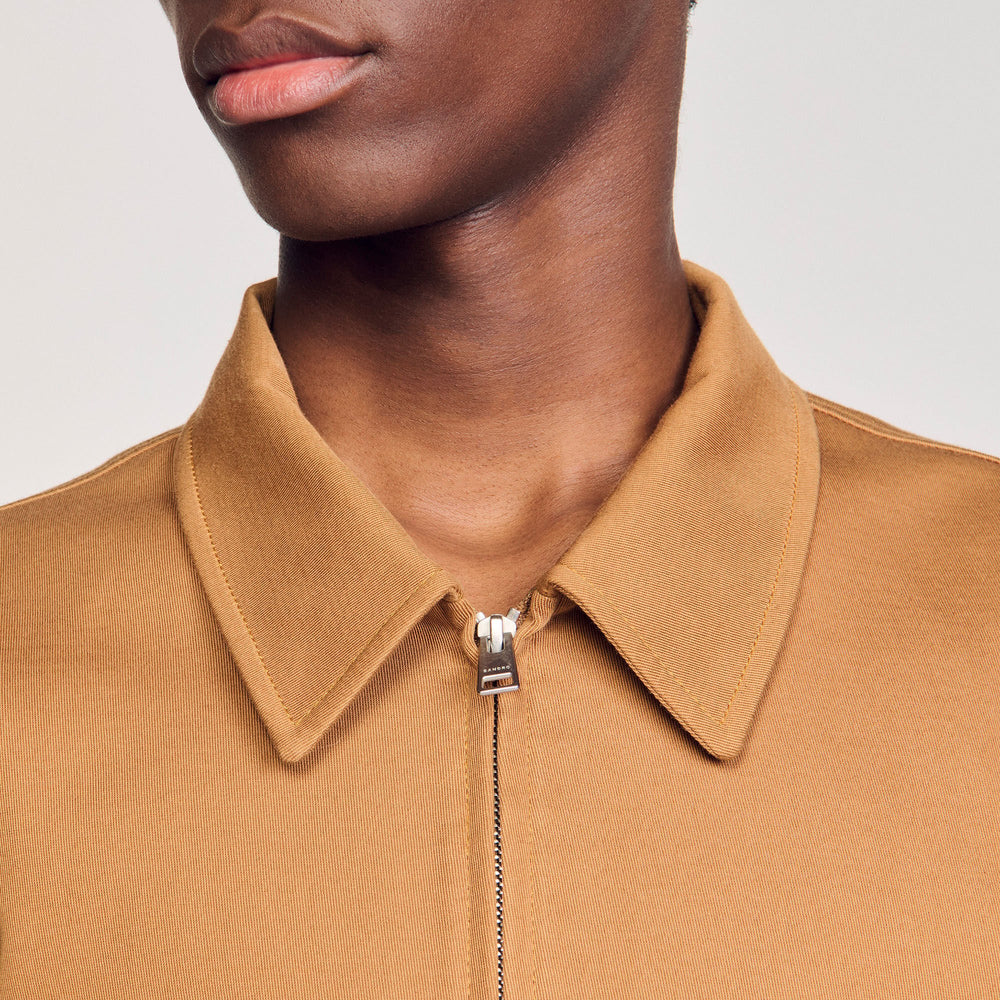 Cotton jacket Hazel Sandro Men