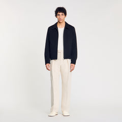 Knitted jacket Black Sandro Men