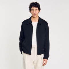 Knitted jacket Black Sandro Men