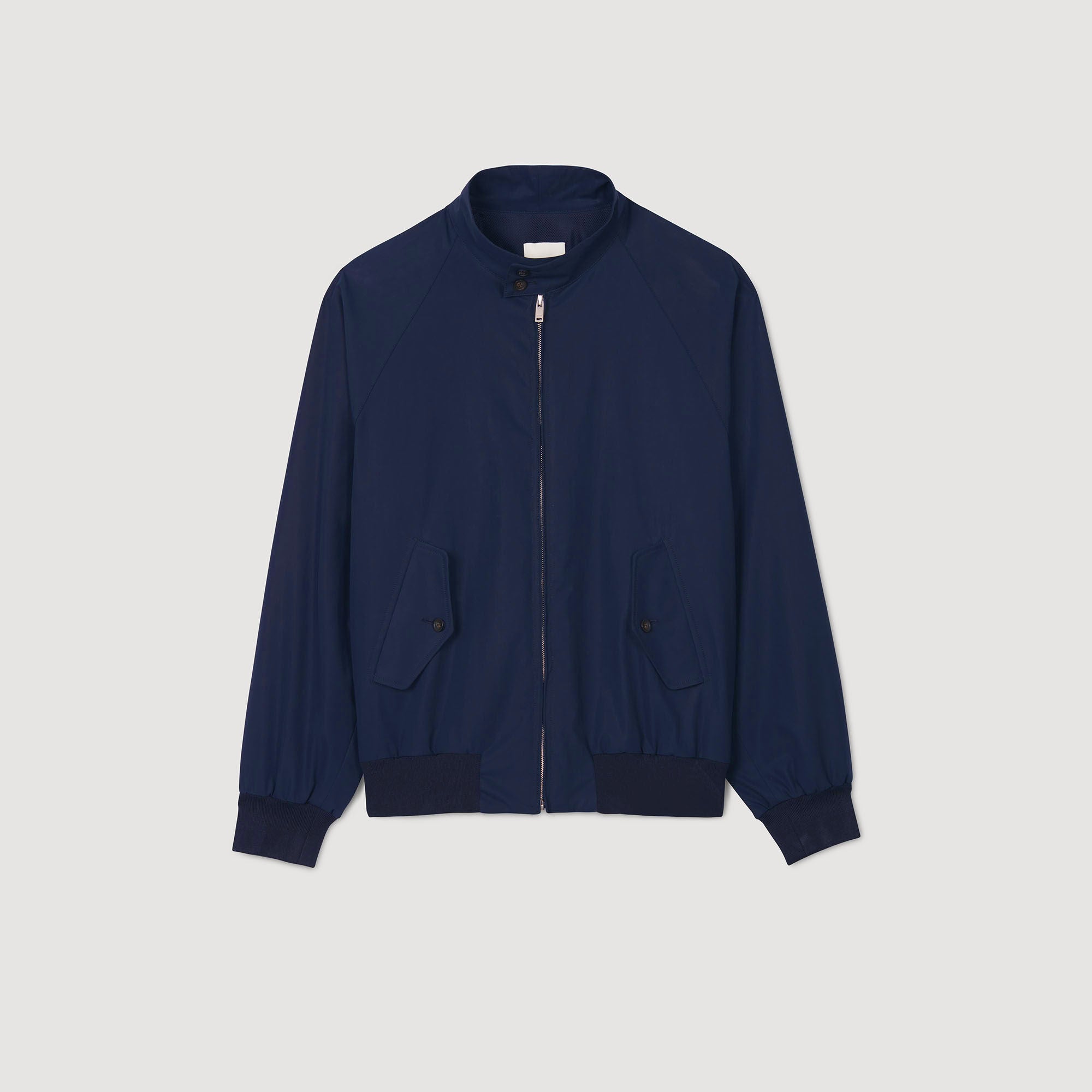 High-neck jacket Midnight Blue Sandro Men