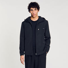 Nylon windbreaker Black Sandro Men