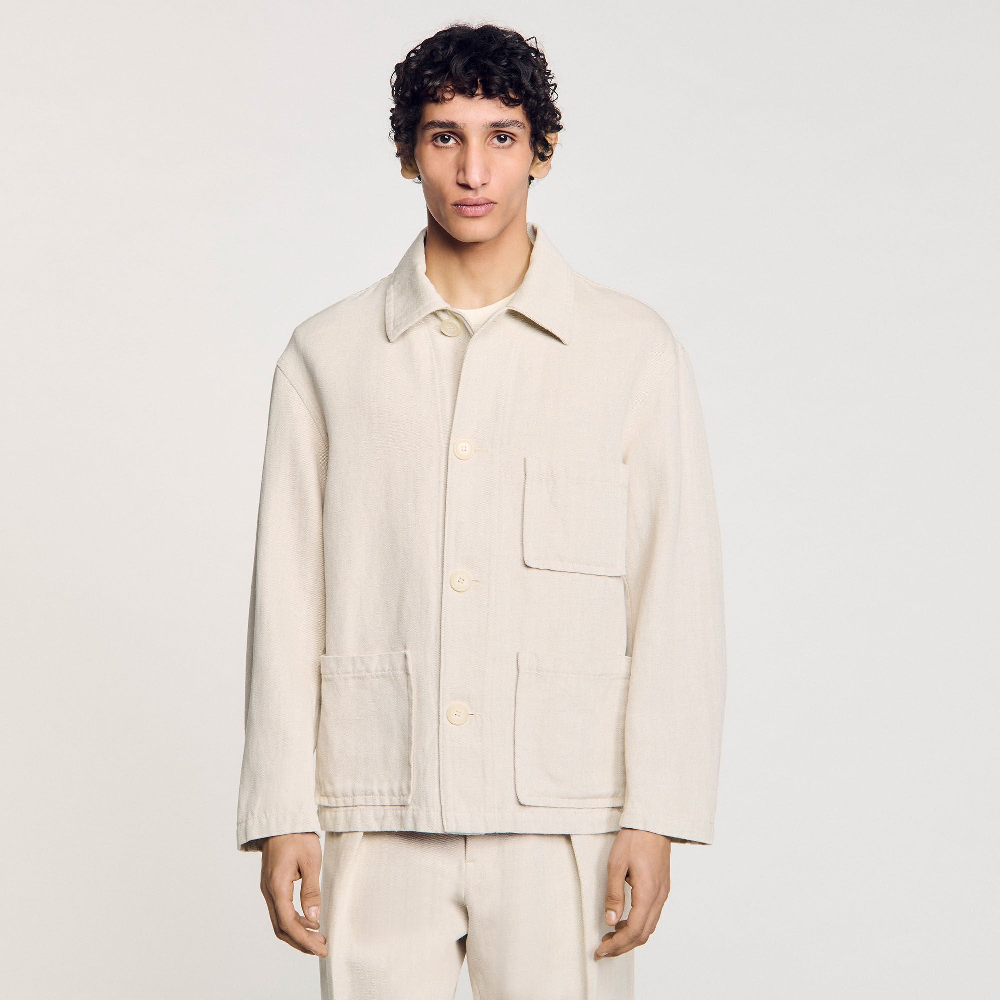 Worker jacket Oats Sandro Men