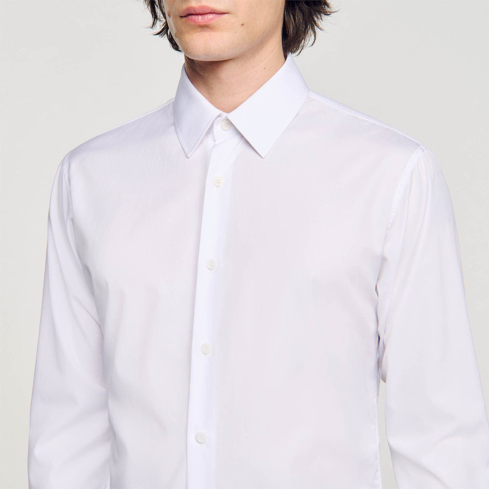 Long-sleeved shirt White Sandro Men
