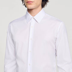 Long-sleeved shirt White Sandro Men