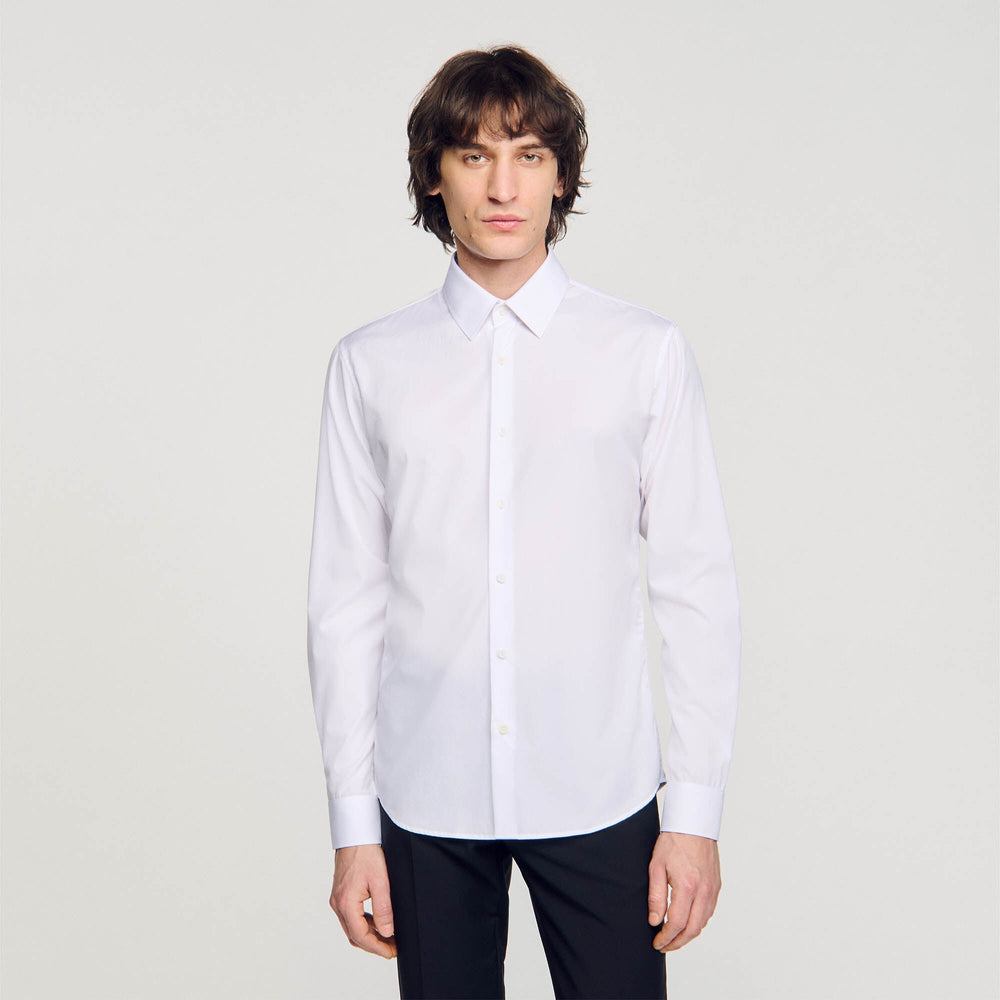 Long-sleeved shirt White Sandro Men