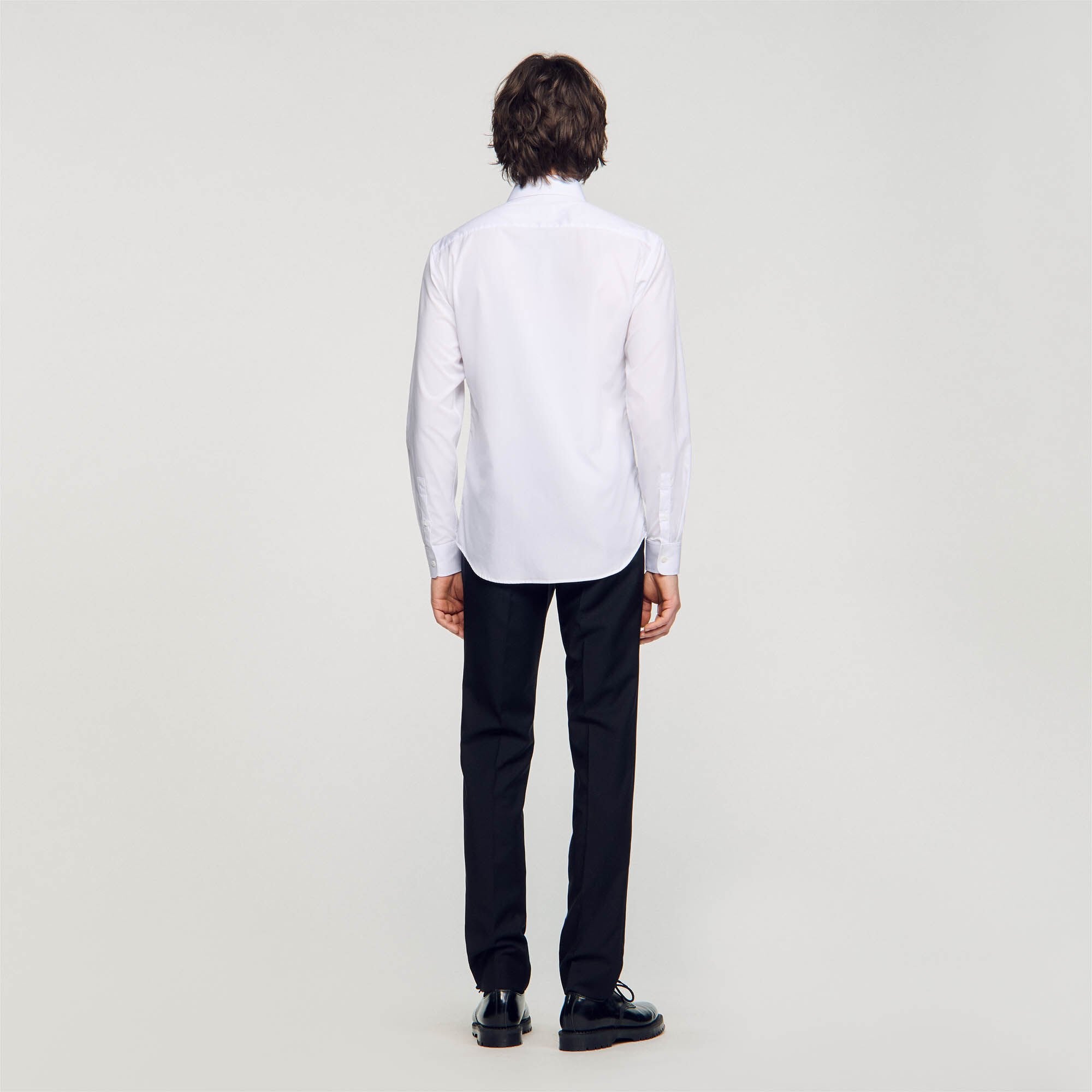 Long-sleeved shirt White Sandro Men