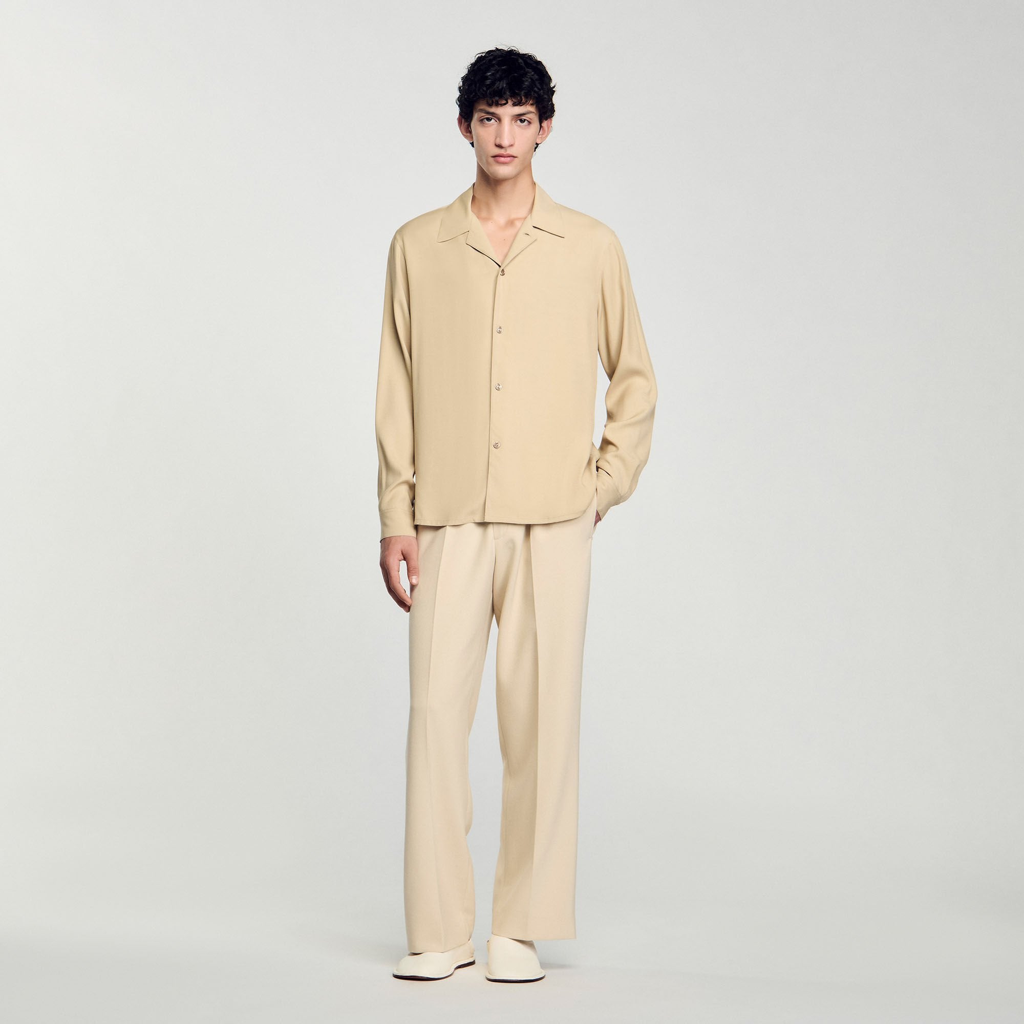 Flowy shirt Sand. Sandro Men