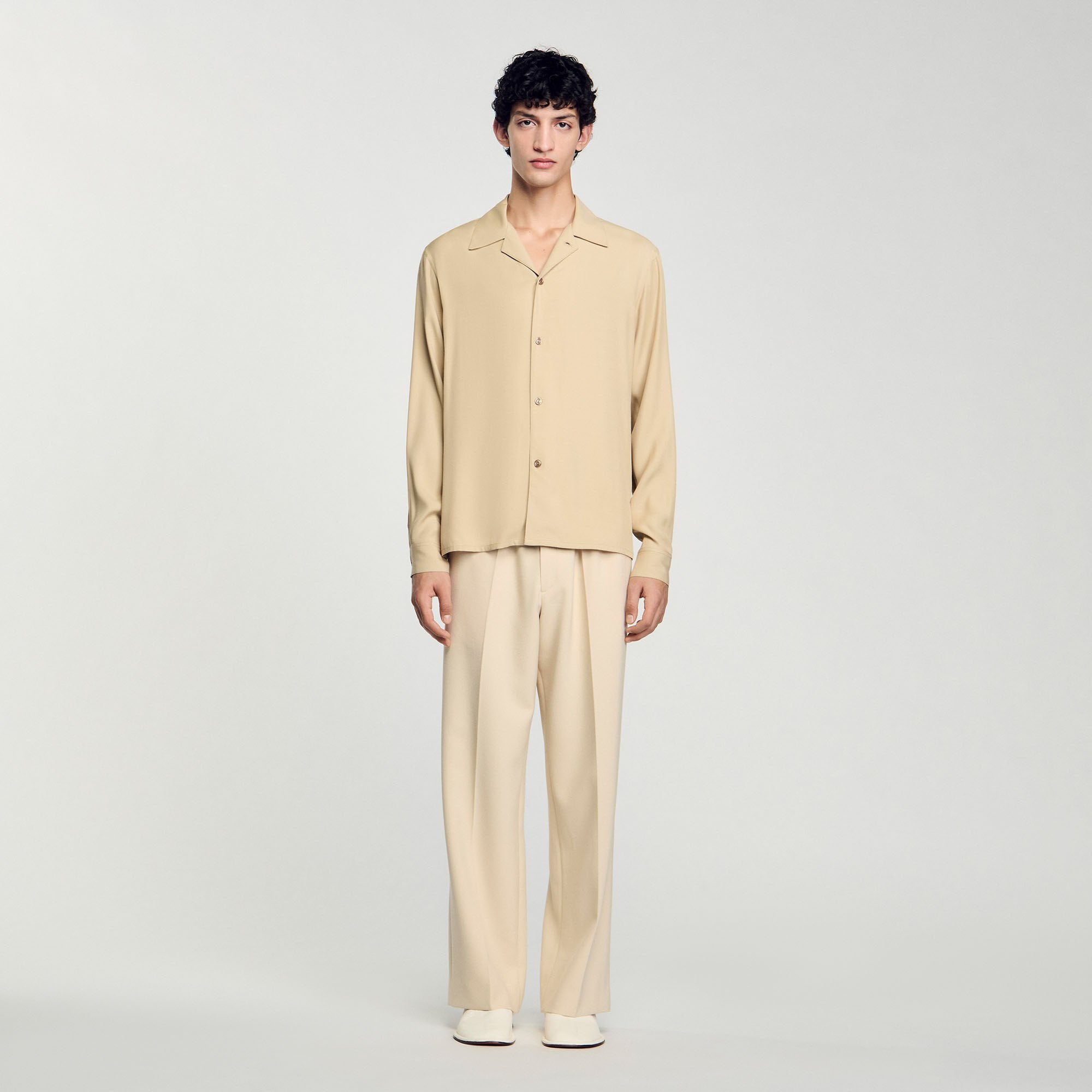 Flowy shirt Sand. Sandro Men