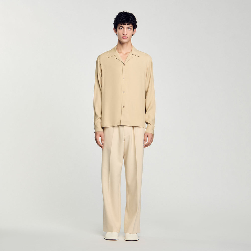 Flowy shirt Sand. Sandro Men