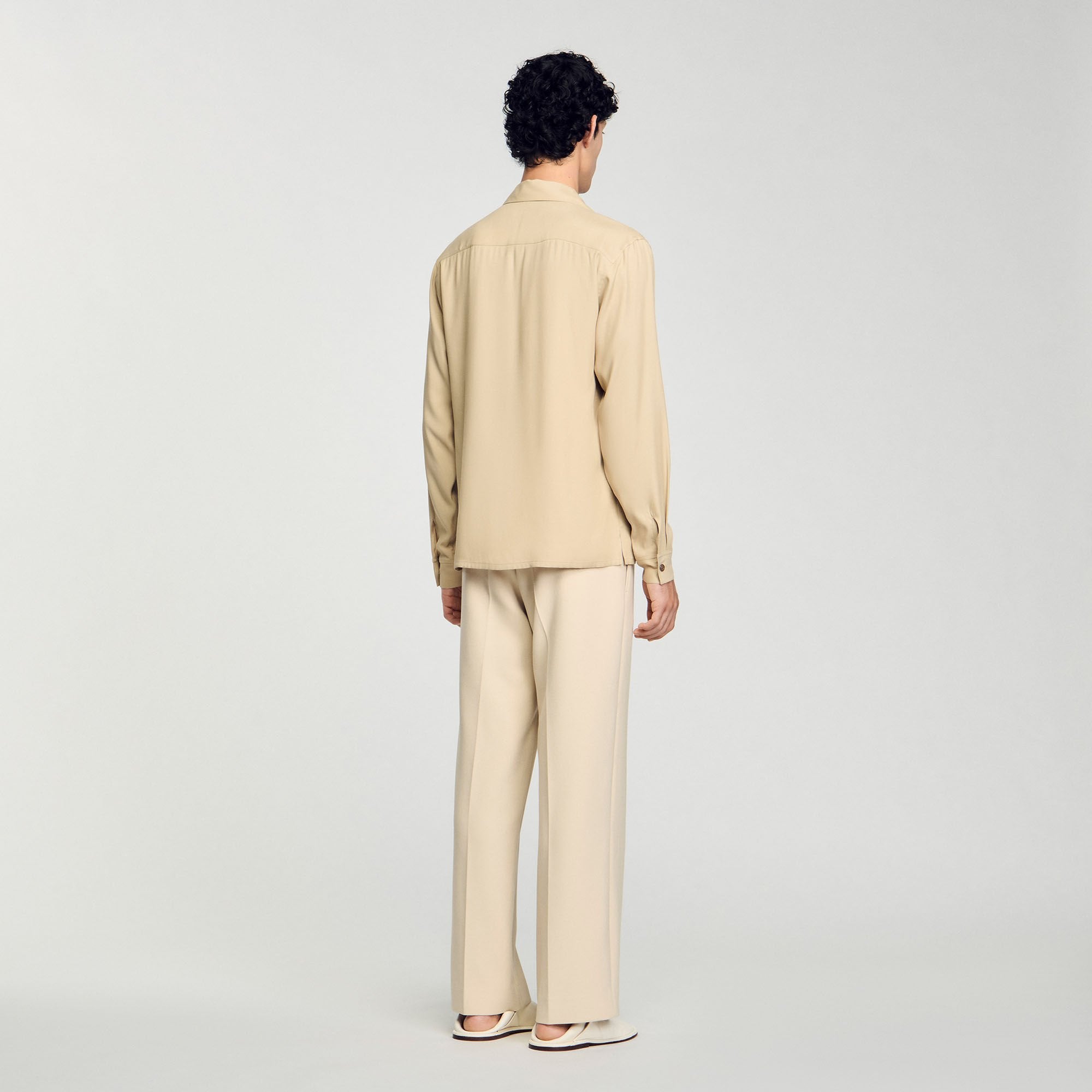 Flowy shirt Sand. Sandro Men