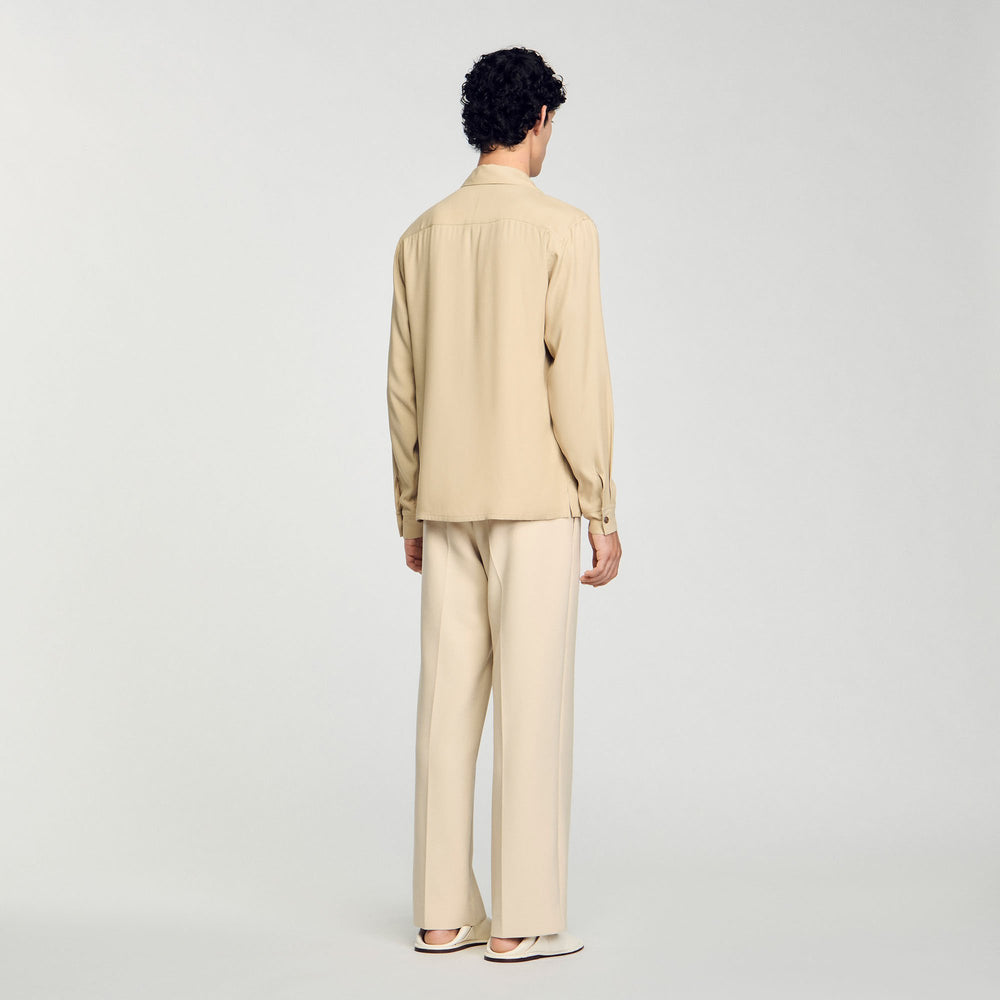 Flowy shirt Sand. Sandro Men