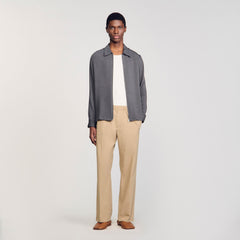 Pleated shirt Fonte Sandro Men