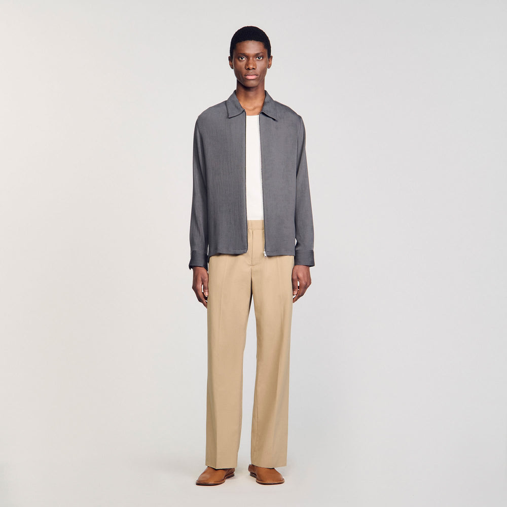 Pleated shirt Fonte Sandro Men