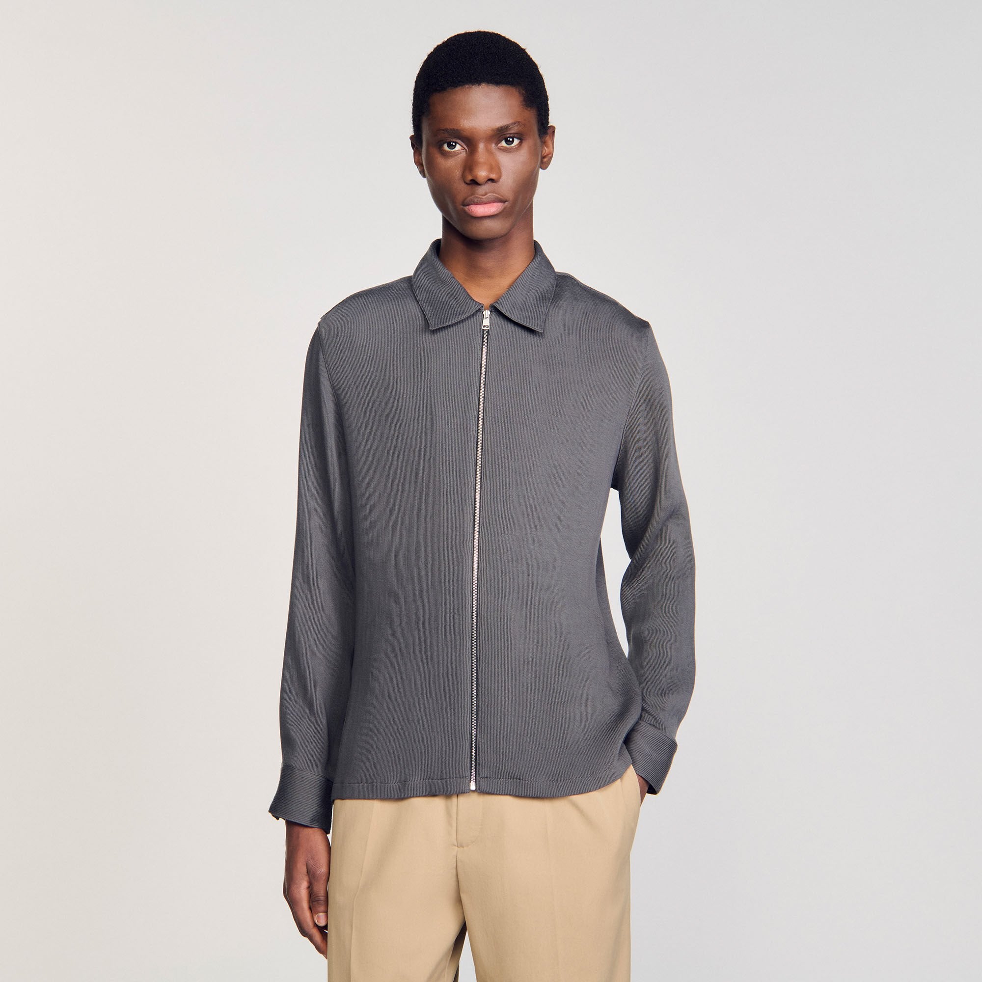 Pleated shirt Fonte Sandro Men