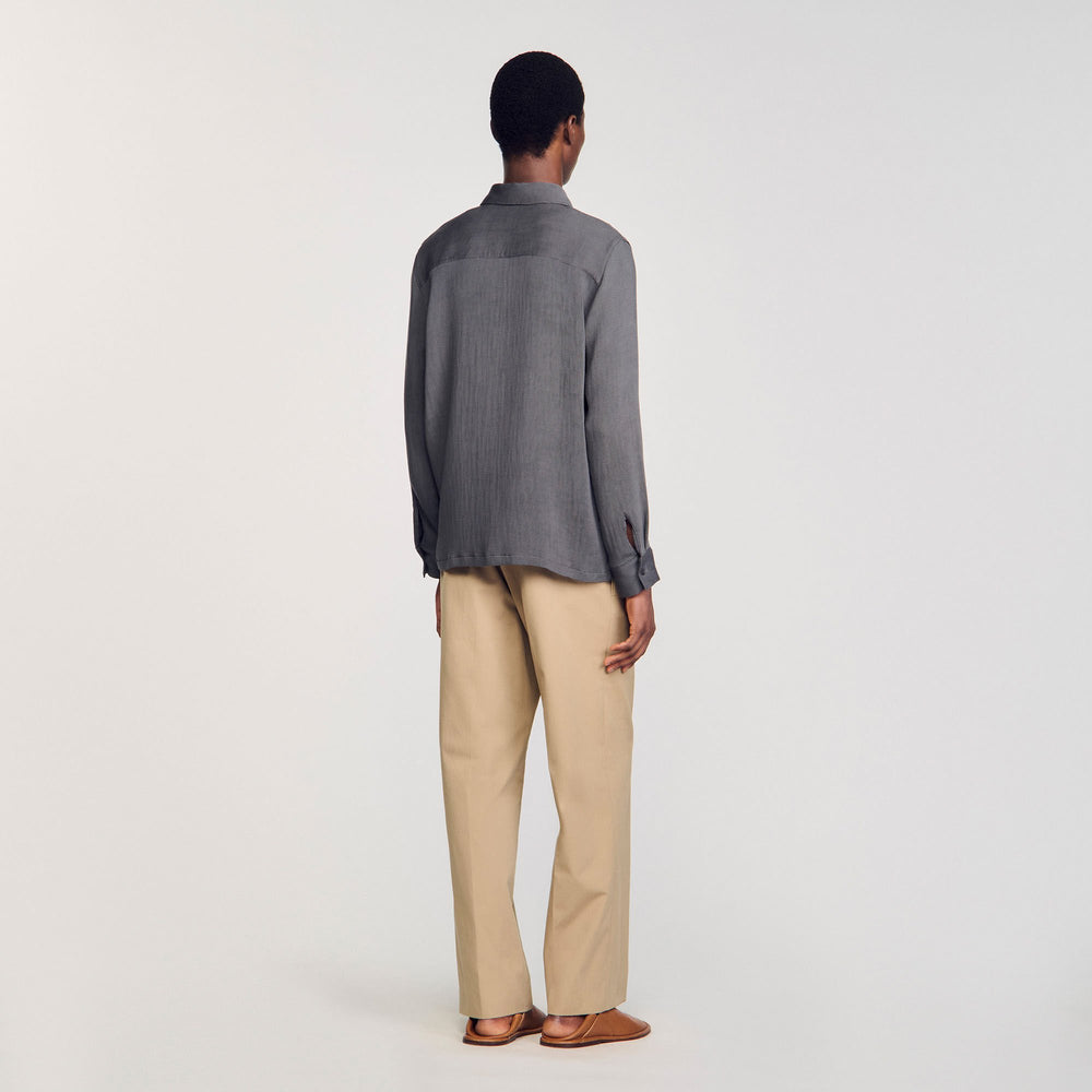 Pleated shirt Fonte Sandro Men